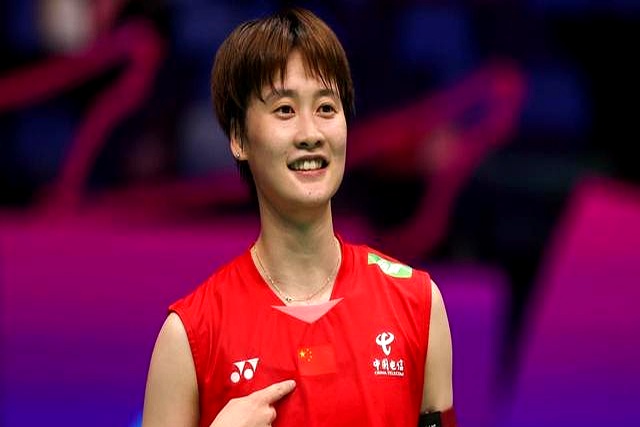 中国队完胜丹麦队，陈雨菲刷新纪录